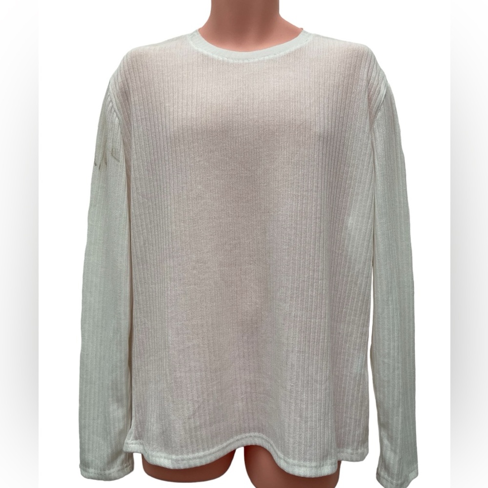 NWT Coofandy Men’s pure white sweatshirt size XL